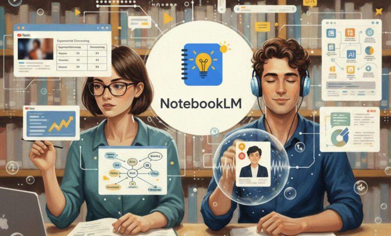 NotebookLM 的主要目標是幫助使用者進行研究和學習，只需要複製影片的網址，然後將其作為來源插入即可。（圖／AI生成）