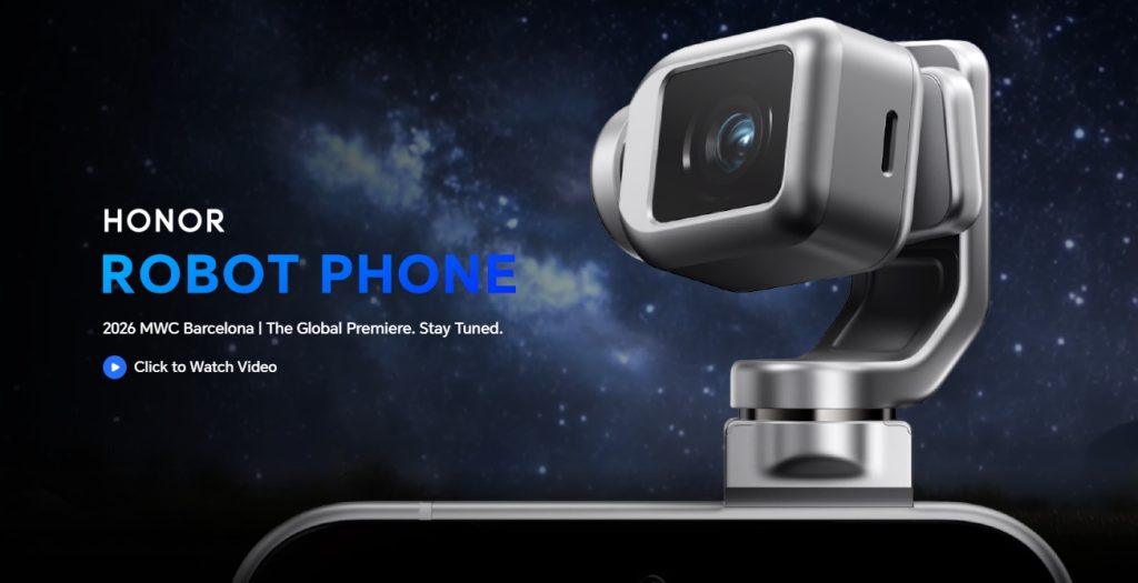打破傳統外型!榮耀Honor推鏡頭會轉動的機器人手機 1 (圖/honor官方網站)