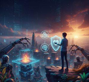 如果勞工無法利用AI，它將成為龐大競爭壓力而不是盟友，甚至讓人類工作者被邊緣化。（圖／AI生成）