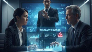 專家提醒，若完全依賴 AI 資料，可能導致薪資期望與公司實際差距過大。（圖／AI生成）