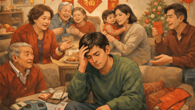 農曆新年對不少人而言，是壓力最大的「社交時期」。（圖／AI生成）