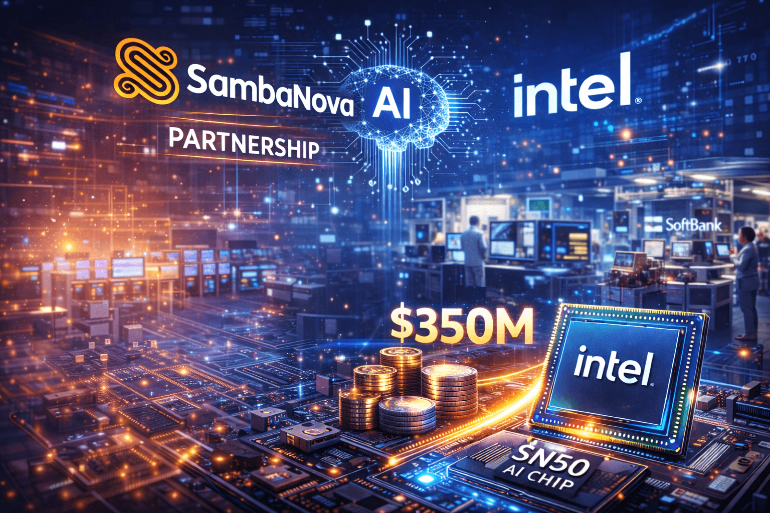 AI晶片新創SambaNova募資3.5億美元 攜手英特爾搶攻推論市場 1 ChatGPT Image 2026年2月25日 上午11 45 27