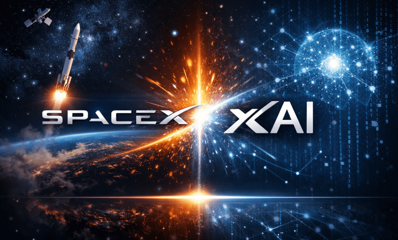 馬斯克已將旗下火箭製造商SpaceX與人工智慧新創公司xAI合併。（圖／AI生成）