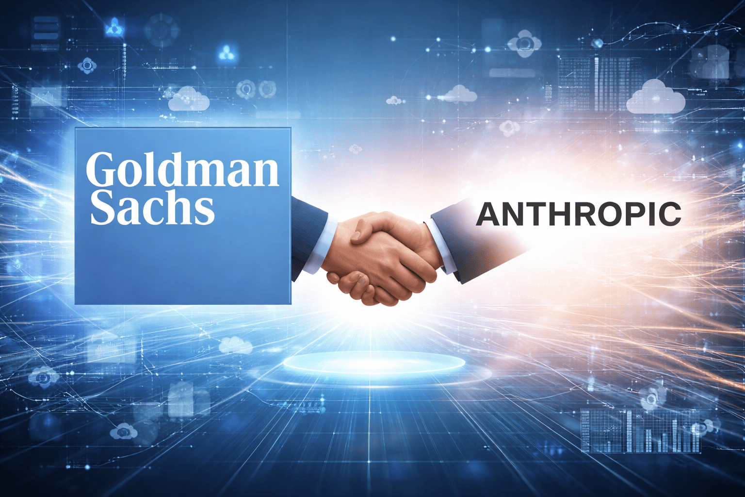 高盛與Anthropic合作，開發由AI驅動的自動化代理（Agents）。（圖／AI生成）