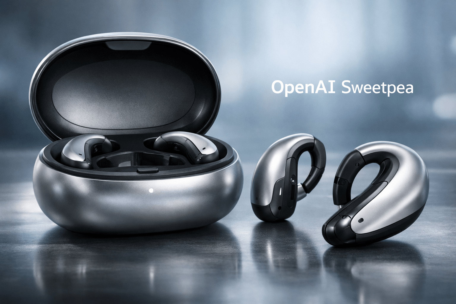 OpenAI預計2026下半年推出首款消費級AI耳機，內部代號為「Sweetpea」。（圖／ChatGPT生成）