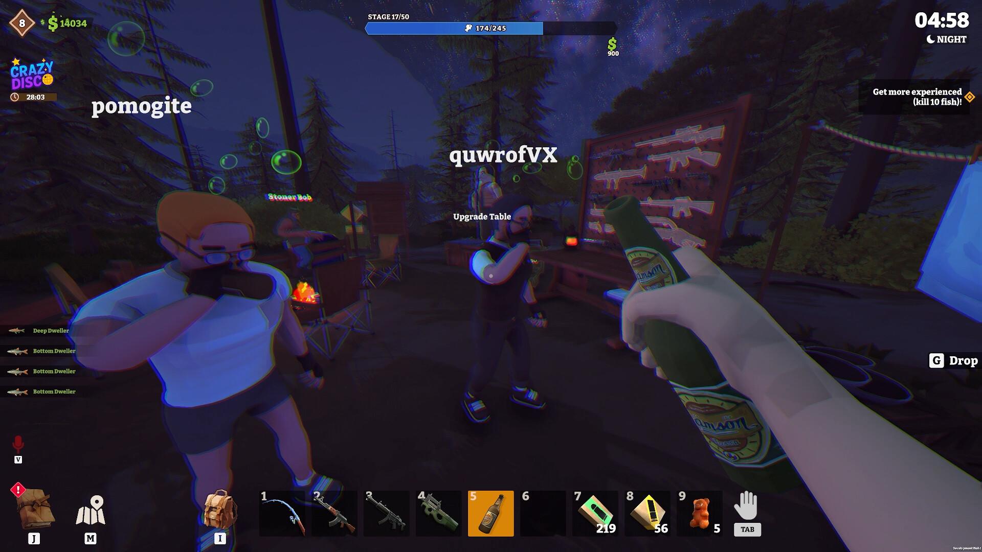 釣魚配機槍?地獄級釣魚模擬器《Fish Hunters》支援4人連線 一起瘋狂開釣 5 (圖/取自Steam)