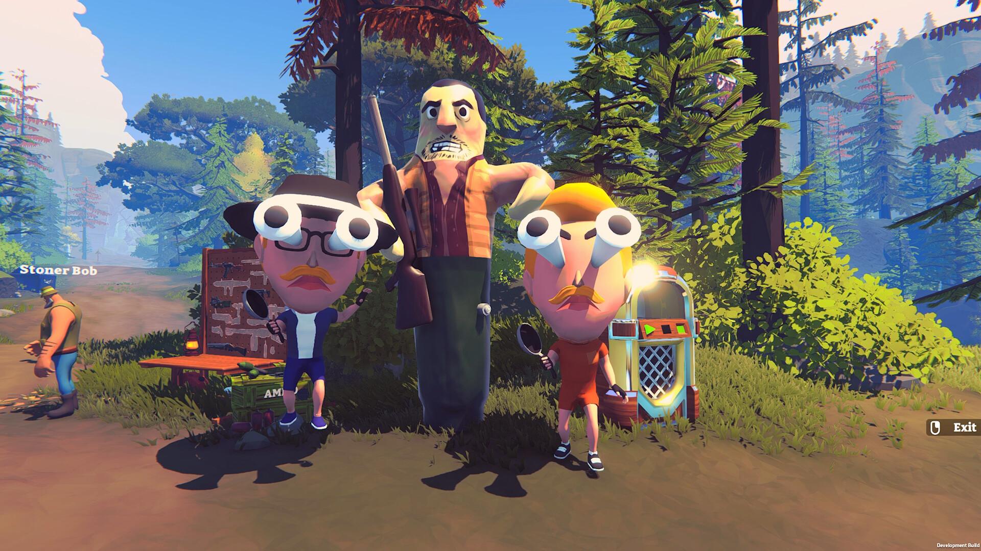 釣魚配機槍?地獄級釣魚模擬器《Fish Hunters》支援4人連線 一起瘋狂開釣 1 單人或與朋友一起展開瘋狂釣魚冒險!(圖/取自Steam)