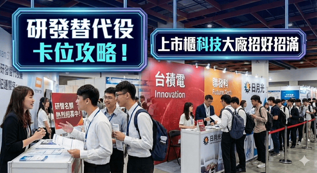 研發替代役如何「卡位成功、還要卡對位」，成為役男關注焦點。（圖／AI生成）