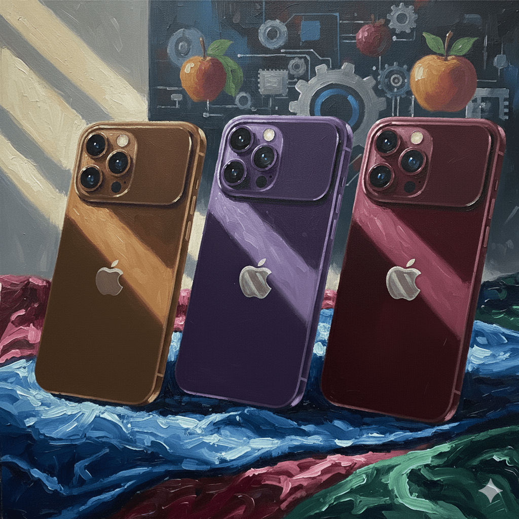 微博爆料人Instant Digital近期指出，iPhone 18 Pro 系列採用重新設計的背板玻璃，最大限度地減少了玻璃和鋁製背板之間的色差，呈現出渾然一體的視覺效果。是否會推出新的橘色調，延續「宇宙橙」的熱度，這點值得關注。（圖／AI生成）