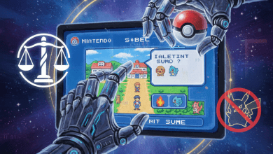 這款人工智慧寶可夢克隆遊戲的爭議點之一，在於其使用了受版權保護的素材，包括角色名稱和核心遊戲機制。（圖／AI生成）