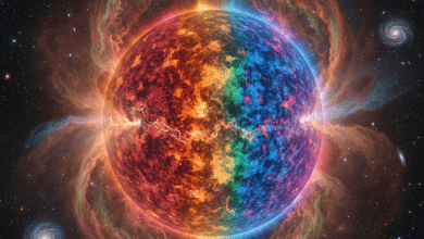天文奇觀!宇宙巨星WOH G64迅速變色 或預示致命爆炸 4 WOH G64正進行罕見轉變,從紅超巨星演化為極其稀有的黃超巨星。(圖/AI生成)