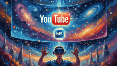 Apple Vision Pro 上推出了官方 YouTube 應用，讓使用者可以在影院大小的屏幕上觀看視頻，並享受沉浸式visionOS 環境。（圖／AI生成）