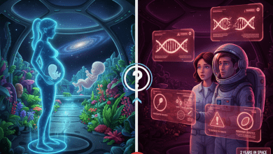 專家指出，不主張馬上在太空受孕，而是希望提前找出潛在風險。（圖／AI生成）