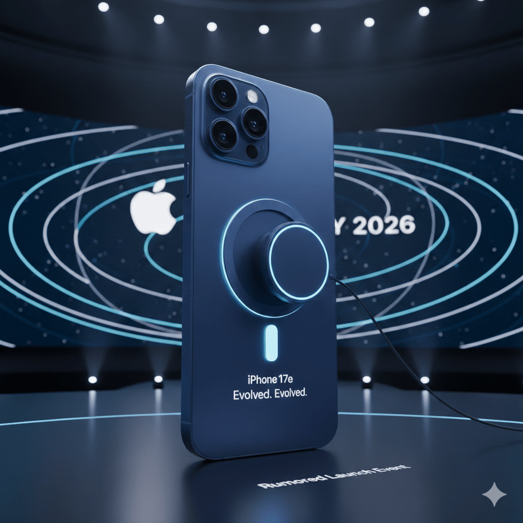 據傳聞，蘋果（Apple）下一代iPhone——iPhone17e有望於2月中發布。（圖／AI生成）