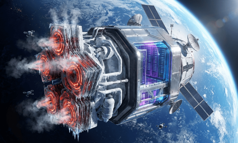 Voyager致力於推動太空數據生成與處理技術的成熟，並希望引領太空數據中心的發展。（圖／AI生成）