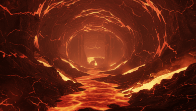 金星地表下方可能存在一條由火山活動形成的巨大地下熔岩隧道。（圖／AI生成）