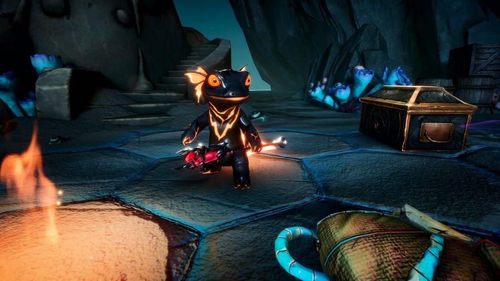 在每次交戰時，慎重考慮部署位置並操控各種作戰要素，是在《Shadowstone》的回合制戰術玩法致勝的核心關鍵。如果想存活，就必須善用每個英雄的獨特技能，例如充分發揮女巫加倍治療和讓蘑菇爆炸的技能，或是善用狂戰士的衝鋒技能，將敵人逼入危險的岩漿中。（圖／取自Steam）