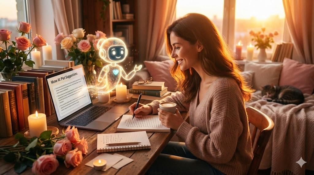 作家靠AI年產200本賺翻 卻引爆讀者抵制潮。（圖／AI生成）