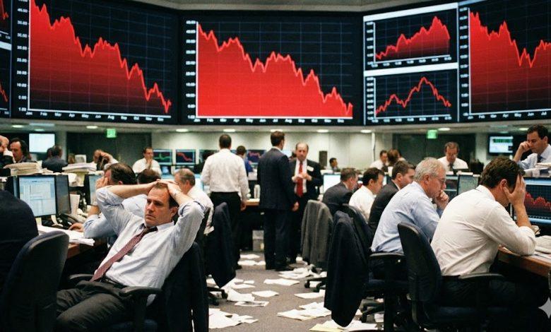 股市下跌。（圖／AI生成）