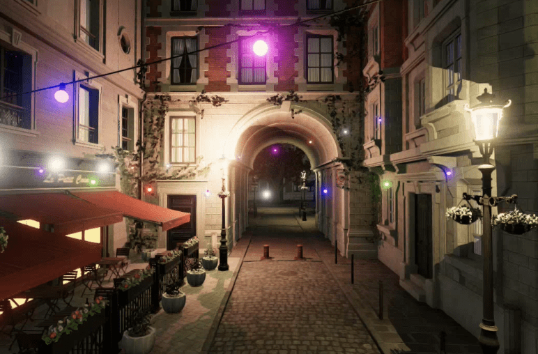 家用機級渲染的3D視覺效果。（圖／截取自Flourite）