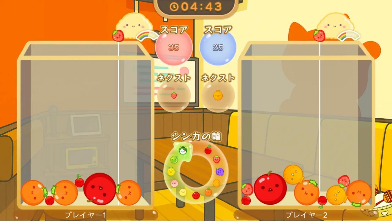 你甚至可能在熟悉的水果中發現招財貓的人氣角色招財貓！這裡才能看到的可愛特效，會讓你的遊戲體驗更加精彩。除了單人模式外，遊戲也完全支援雙人模式，讓大家可以一起享受遊戲樂趣。除了「原味」、「限時」和「攻擊」三種模式外，遊戲還包含「道具」模式。（圖／取自suikagame官網）