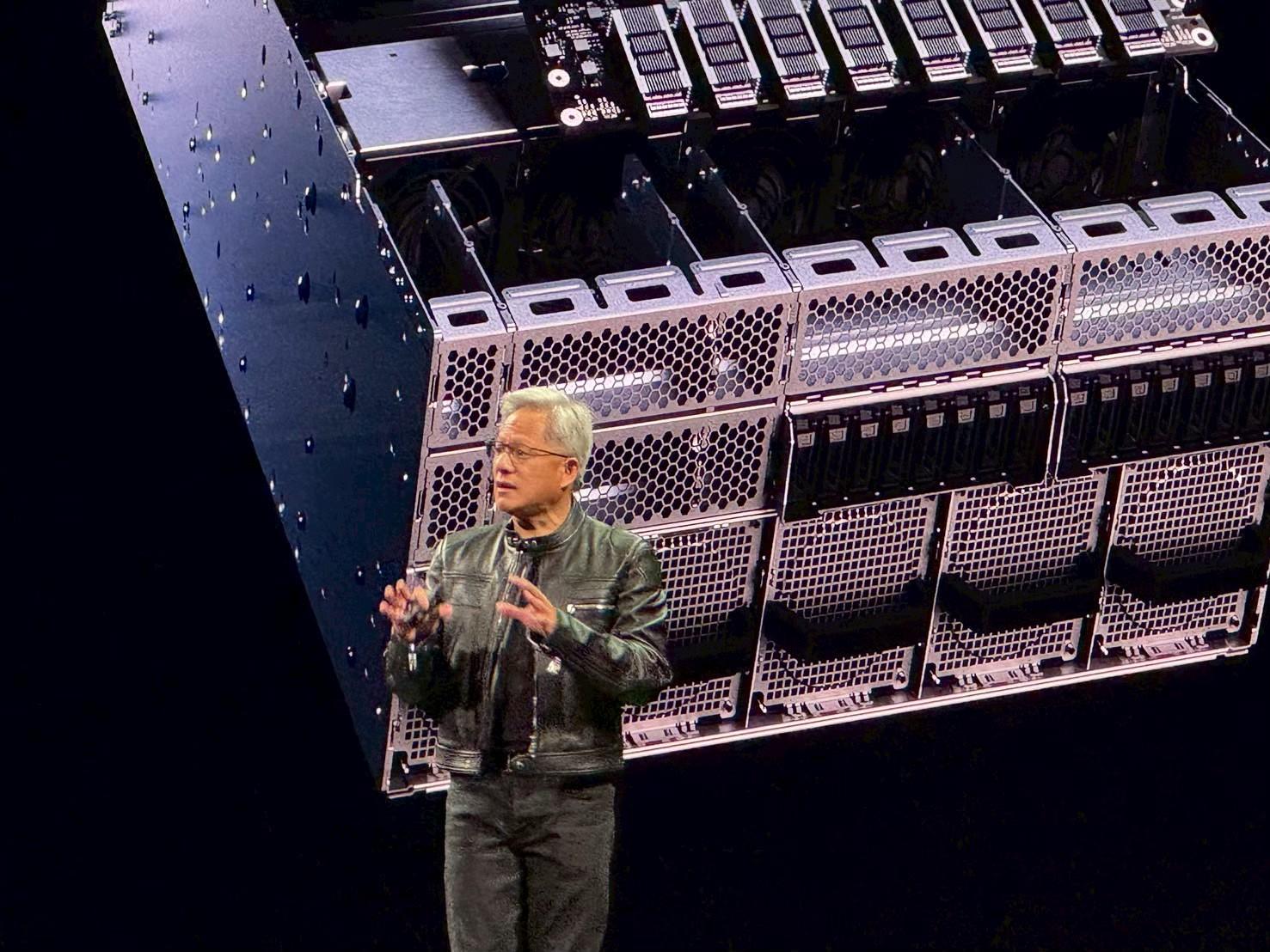 黃仁勳透露，關於在台北設立北士科總部的計畫已進入最後階段，並承諾將在近期內再次造訪台灣，正式簽署相關合約，將輝達在台的研發與辦公量能進一步擴張。（資料圖／記者 孟圓琦攝）