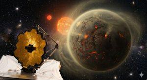 距地球僅35光年 的系外行星L 98‑59 d可能擁有地下熔岩海洋。（圖／AI生成）