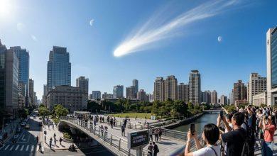 一顆新發現的彗星 C/2026 A1（MAPS） 將於今年四月接近太陽。（圖／AI生成）