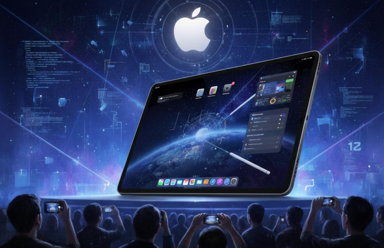 蘋果摺疊宇宙擴張!摺疊 iPad傳有18吋Mac級大螢幕 1 古爾曼在最新的報告中也承認,仍需克服的障礙包括「打字時的實用性問題」。對於一款欲提升行動辦公效率的設備來說,這是個至關重要的問題,因此,這款設備不太可能很快發布。(圖/AI生成)