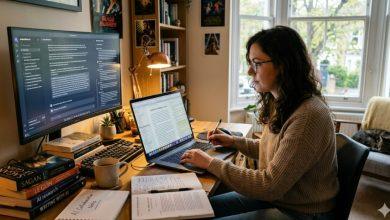 比鬼故事更驚悚!AI寫的小說闖關成功 英美兩國出版社竟沒看出來 4 作家用AI(圖/AI生成)