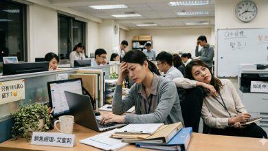 員工不想留卻死抓工作！只有18%是真心留下。（圖／AI生成）