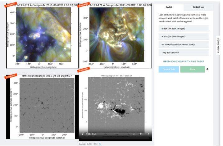 這是公民科學家為本計畫整理的資料範例。（圖／NASA）