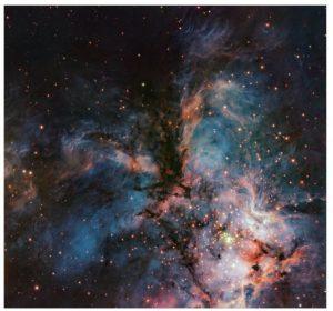 宇宙之鷹現身!ESO最新VLT影像揭露RCW 36星雲「護蛋奇景」 1 本週最佳圖片由歐洲南方天文台甚大望遠鏡(VLT)拍攝,畫面中似乎捕捉到了一隻正在展翅翱翔的宇宙雄鷹。(圖/ESO)