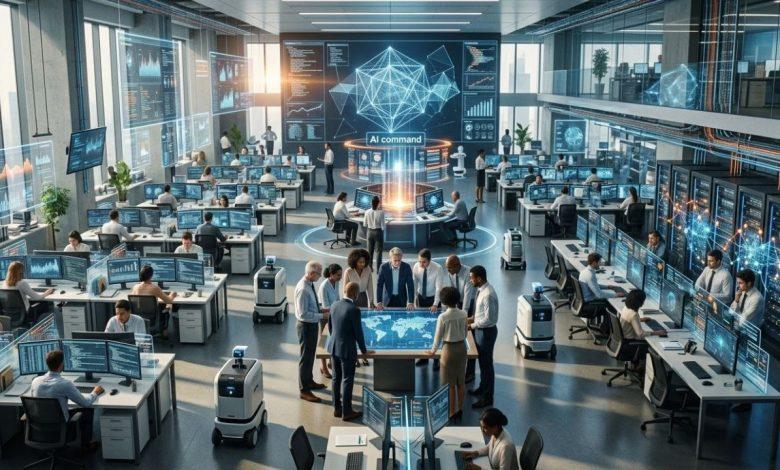 2026 年，職場將面臨前所未有的衝擊，人工智慧（AI）可能正在悄悄「接管」你的工作！（圖／AI生成）