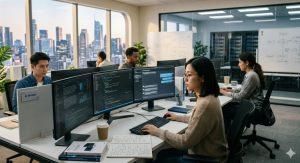 AI訓練師的需求在過去一年暴增283%。（圖／AI生成）