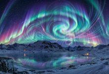 春分（3月）與秋分（9月）前後，夜空的極光最可能驚艷現身。（圖／AI生成）