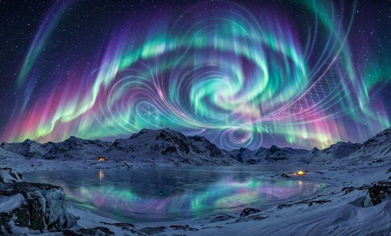 春分（3月）與秋分（9月）前後，夜空的極光最可能驚艷現身。（圖／AI生成）