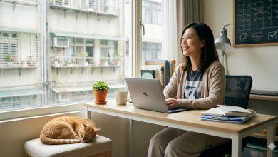 每週50%至75%時間在家工作的員工心理健康提升最大。（圖／AI生成）