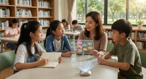 AI不只寫作!竟能教學生「如何思考與對話」 1 最新討論指出,人工智慧其實可以教學生如何真正思考、如何對話。(圖/AI生成)