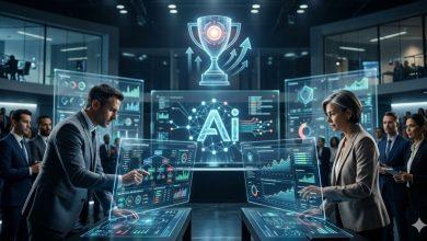 AI領導力崛起！高管加速學習智慧決策新時代。（圖／AI生成）