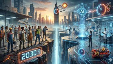 AI 掀人才斷層危機?基層職缺減少恐引爆「2030人才時限炸彈」 4 專家警告,AI 導致初階職缺大幅減少,可能形成一顆潛藏的「人才時限炸彈」。(圖/AI生成)