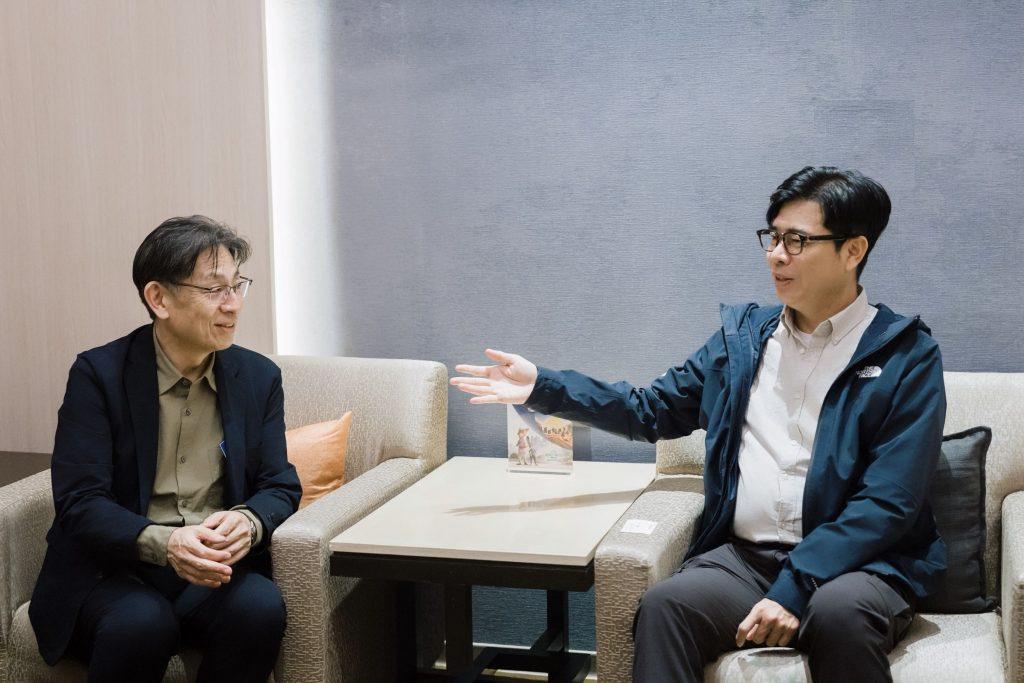 高雄市長陳其邁特別感謝熊本縣木村敬知事，指派副知事竹內信義率團出訪，領導縣府團隊展現高度效率，共同促成台日城市攜手訪美。（圖／高雄市政府提供）