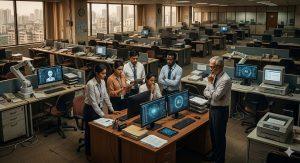 GenAI對發展中國家的白領就業構成嚴重威脅。（圖／AI生成）