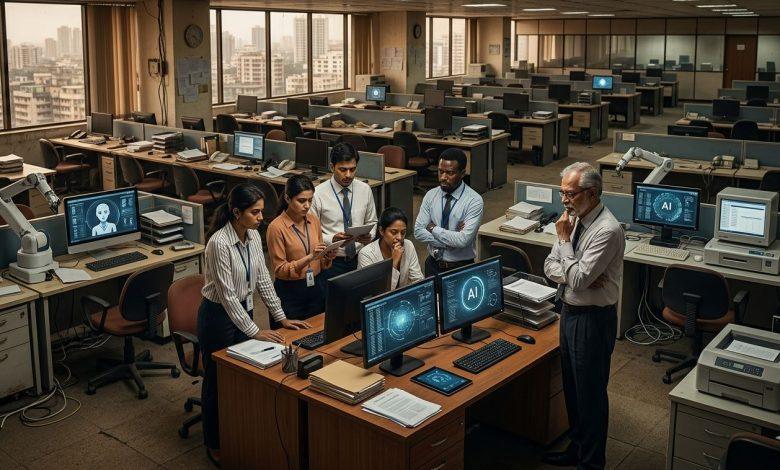 GenAI對發展中國家的白領就業構成嚴重威脅。（圖／AI生成）