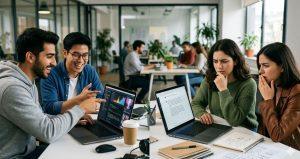 調查發現，男性對AI的接受度與使用頻率普遍高於女性。（圖／AI生成）