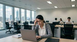 AI正悄悄重塑工作市場，半數初階白領工作可能在未來五年消失。（圖／AI生成）