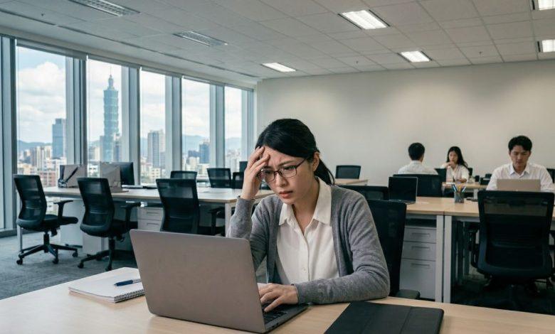 AI正悄悄重塑工作市場，半數初階白領工作可能在未來五年消失。（圖／AI生成）