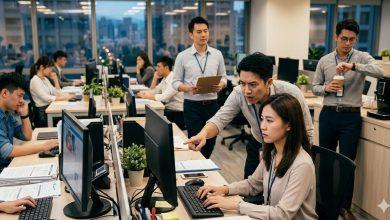 辦公室悄悄流行一種現象，員工看似忙碌，實際卻沒有產出實際成果。（圖／AI生成）