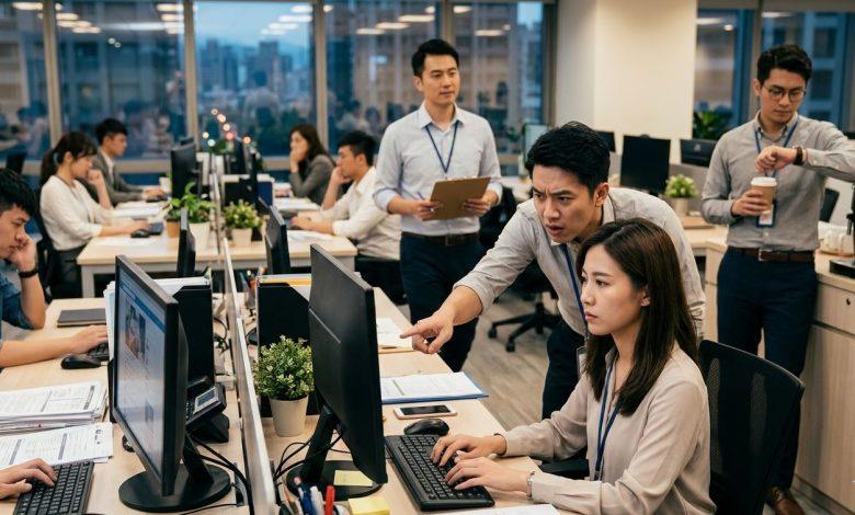 辦公室悄悄流行一種現象，員工看似忙碌，實際卻沒有產出實際成果。（圖／AI生成）