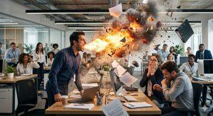 警告!辦公室暗藏「言語炸彈」 人人可能中招 1 仇恨言論正悄悄侵入職場,針對宗教、性別、種族或文化背景的侮辱與貶抑。(圖/AI生成)